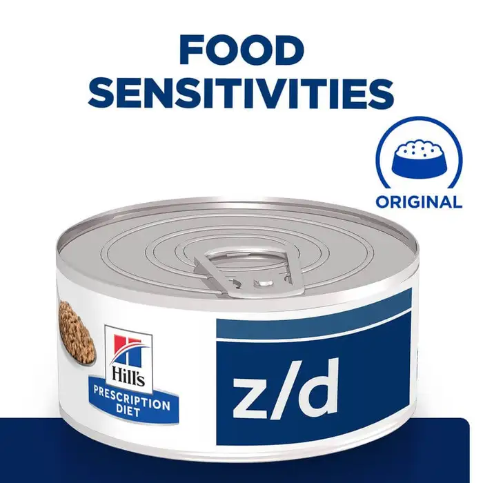 Hill's Prescription Diet z/d Food Sensitivities Wet Cat Food 24x156g Cans